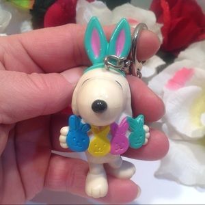Keychain VTG Snoopy Bunny Peanuts